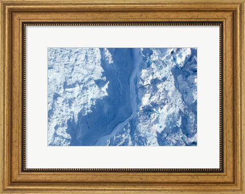 Framed Calving front of the Jakobshavn Glacier Print