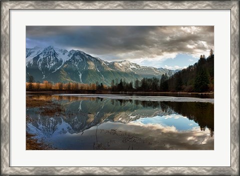 Framed Storm, Agassiz, British Columbia, Canada Print