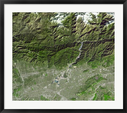 Framed Los Angeles, California Print