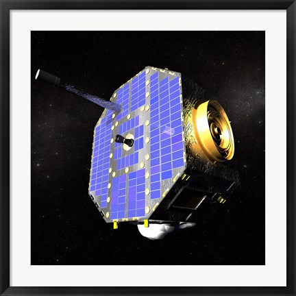 Framed Interstellar Boundary Explorer Satellite Print