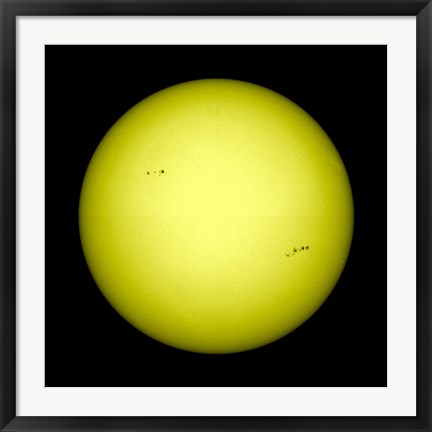 Framed Full view of the Sun Print
