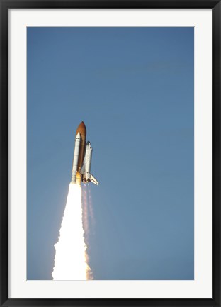 Framed Space Shuttle Atlantis Taking Off Print