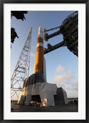 Framed Delta IV Rocket that will Launch the GOES-O Satellite into Orbit Print
