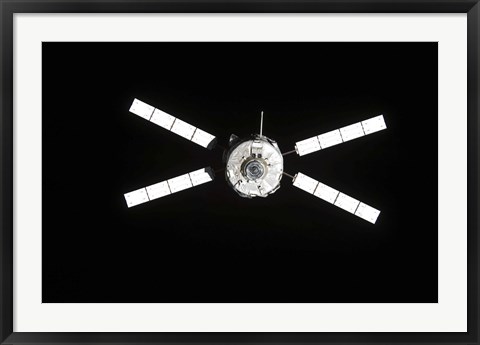 Framed European Space Agency&#39;s Jules Verne Automated Transfer Vehicle Print