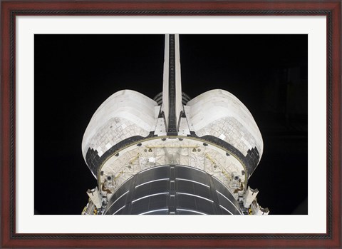 Framed Aft Portion of the Space Shuttle Endeavour Print