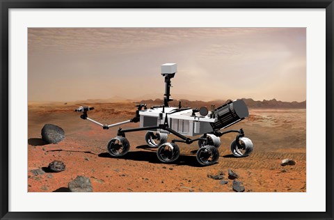 Framed Mars Science Laboratory Print