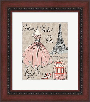 Framed Fashion Week III Print