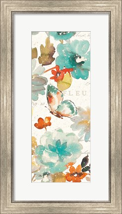 Framed Natures Palette Panel I Print