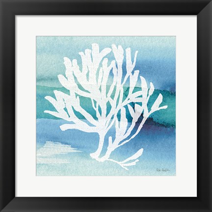 Framed Sea Life Coral I Print