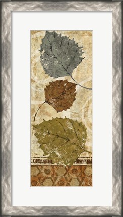 Framed Golden Autumn Panel I Print