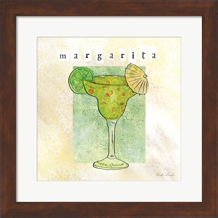 Framed Tropical Cocktails III Print