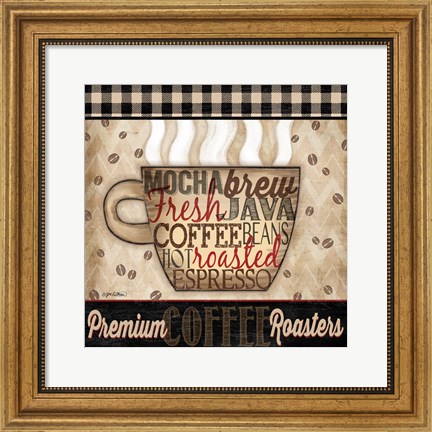 Framed Premium Coffee II Print