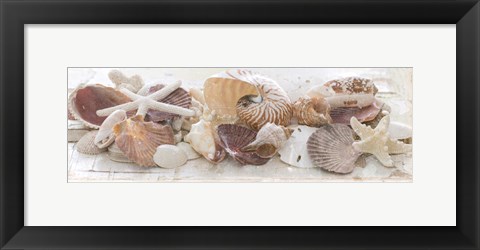 Framed Treasures by the Sea I Print