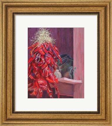 Framed Peppers Peppers Print