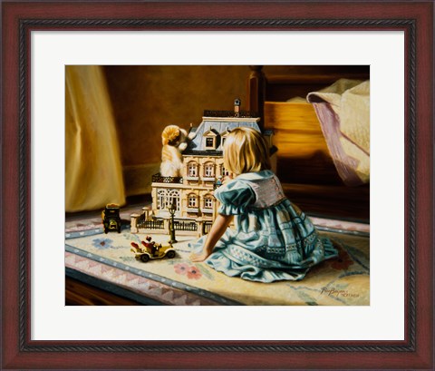 Framed Doll House Print