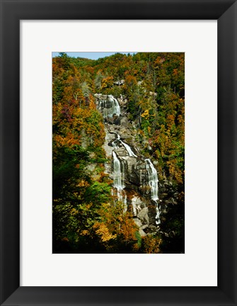 Framed White Water Falls Print