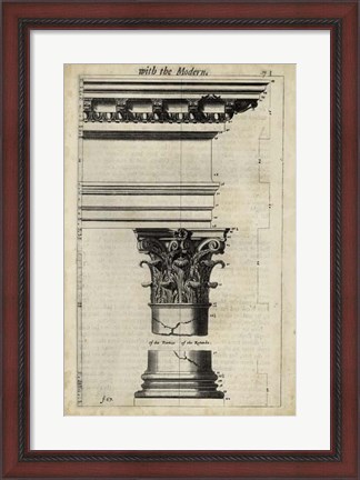 Framed Ancient Architecture II Print
