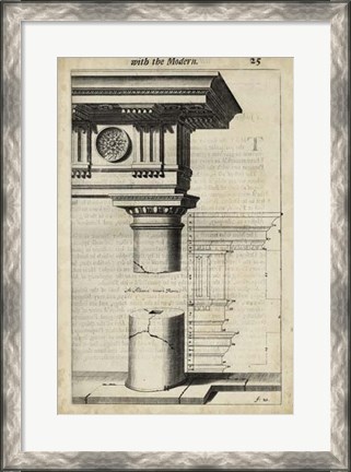 Framed Ancient Architecture IV Print