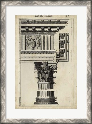 Framed Ancient Architecture VII Print