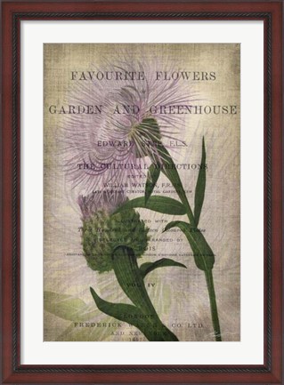 Framed Favorite Flowers II Print