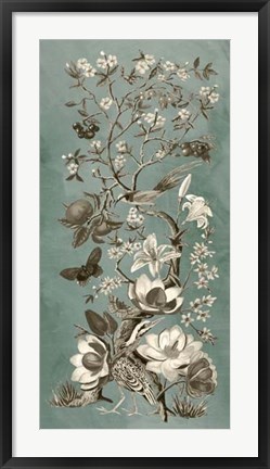Framed Chinoiserie Patina II Print