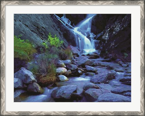 Framed Waterfall A Print