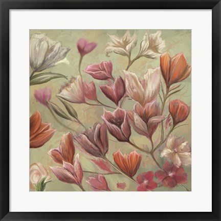 Framed Floral Paradise Print