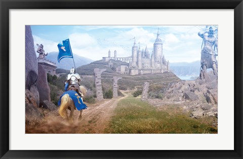 Framed Knights Journey Print