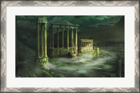 Framed Ruined Temple Print