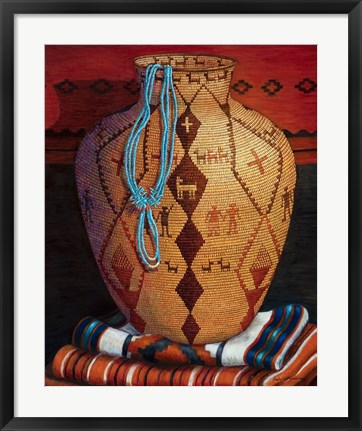 Framed Native American Artistry Print