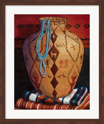 Framed Native American Artistry Print