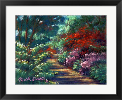 Framed Sumac and Fuschia Print