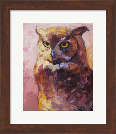 Framed Serious Stare Print