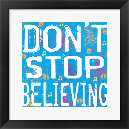 Framed Believing Print