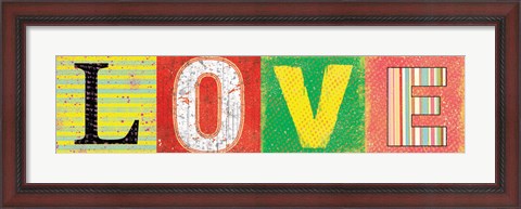 Framed Love Panel Print