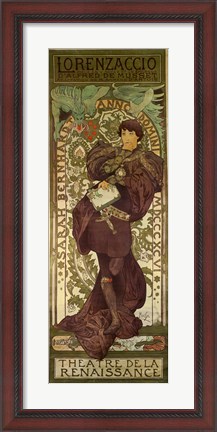 Framed Lorenzaccio, Paris, 1896 Print