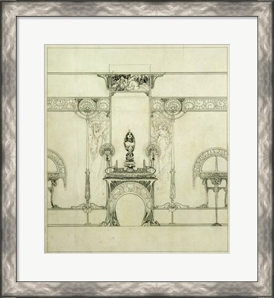 Framed Design for the Boutique of Jeweller Fouquet, 6, Rue Royale Print