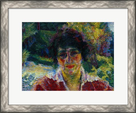 Framed Portrait of Signora Armida Brucky 1909 Print