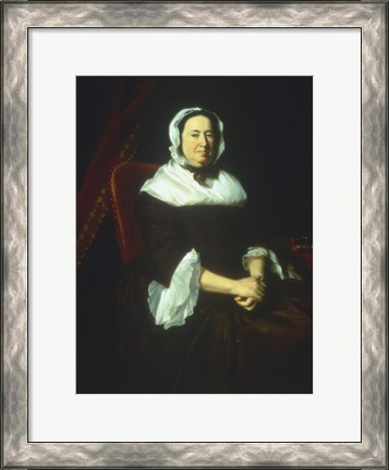 Framed Mrs Samuel Hill (Miriam Kilby) 1764 Print