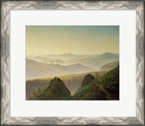Framed Morning in the Mountains Print