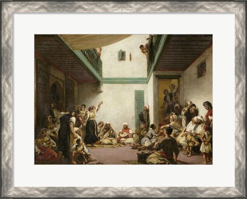 Framed Jewish Wedding in Morocco, 1839 Print