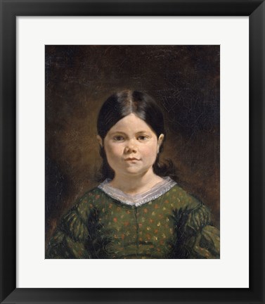 Framed Portrait of Lucile Virginie Le Guillou Print