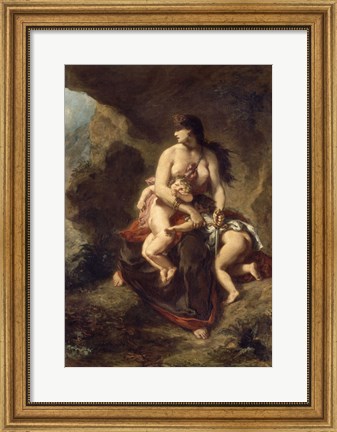 Framed Medea Kills Her Children, 1862 Print