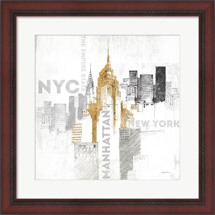 Framed Empire State Building Print