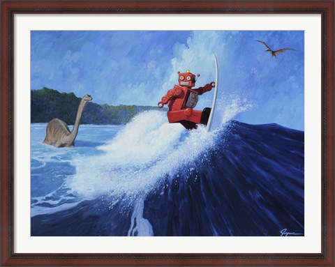 Framed Surfer Joe Print