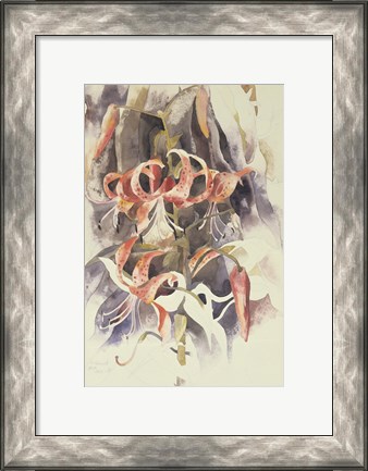 Framed Tiger Lilies Print