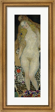 Framed Adam And Eve, 1917 Print