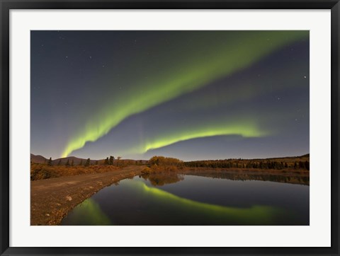 Framed Aurora Borealis, Canada Print