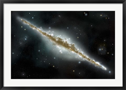 Framed Spiral Galaxy Print