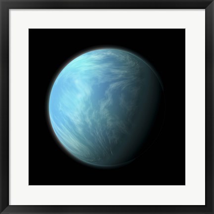 Framed Kepler 22B Print